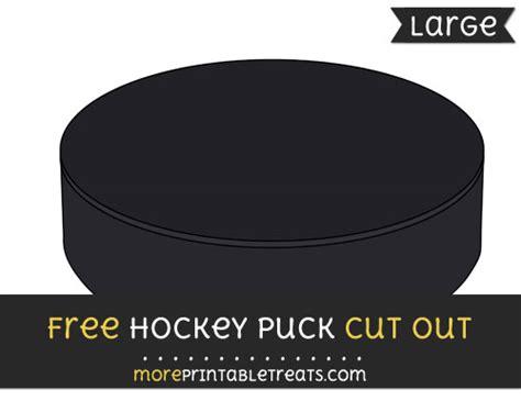Printable Hockey Puck Template